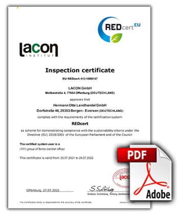 Interseroh certificate