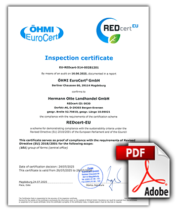 Interseroh certificate